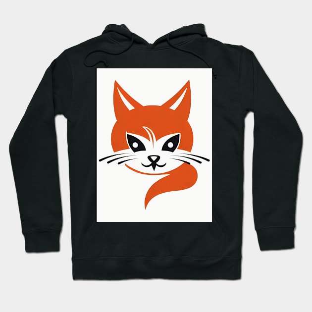 Ginger cat Hoodie by KOTYA